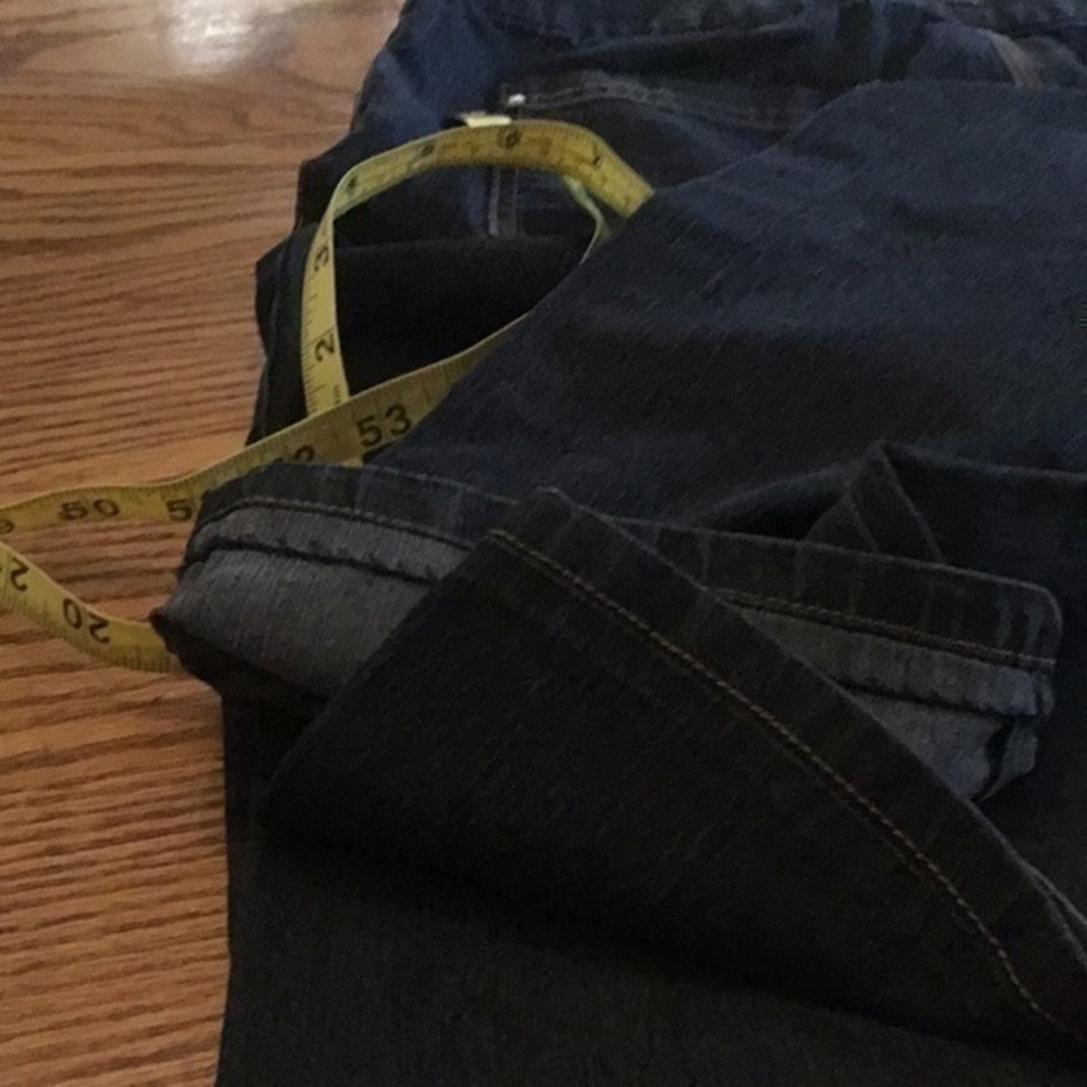 LIKE NEW EXPRESS ZELDA SKINNY Dark Wash Jeans Size 4 x 33 - Picture 11 of 14
